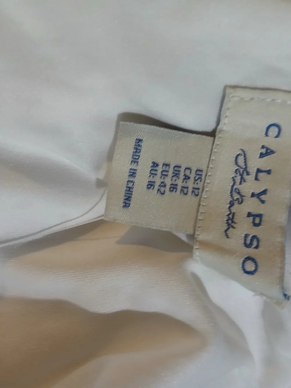 Calypso St Barth White Eyelet Sundress Womens 12 - Picture 5 of 5